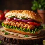 ساندویچ مرغ گریل